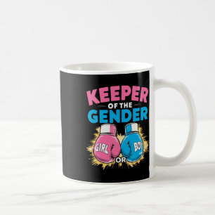 Caneca De Café Gênero Revelam Festas Boxando Luvas Guardião Do Gê