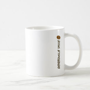 Caneca De Café Generosamente Sassy c/ Grãos de Café Escritores Ro