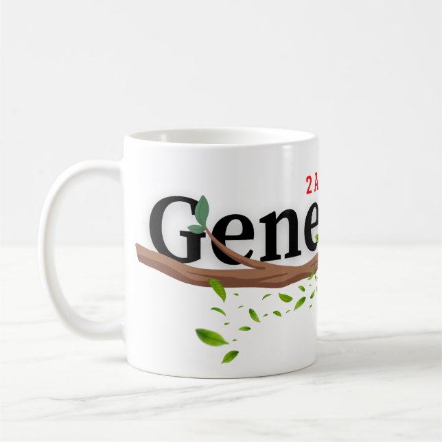 Caneca De Café Generosidade ( 2 Atos 9:7) Mug&Cup (Esquerda)