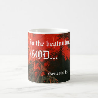 Caneca De Café Gênesis 1:1 Mug