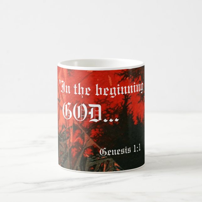 Caneca De Café Gênesis 1:1 Mug (Centro)