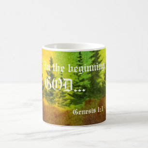 Caneca De Café Gênesis 1:1 Mug