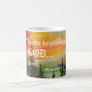 Caneca De Café Gênesis 1:1 Mug