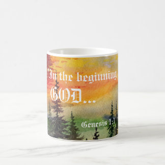 Caneca De Café Gênesis 1:1 Mug