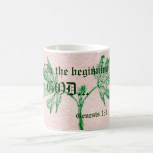 Caneca De Café Gênesis 1:1 Mug
