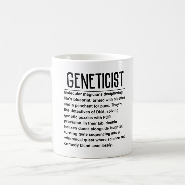 Caneca De Café Geneticista (Esquerda)