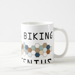 Caneca De Café Gênio Biking da montanha