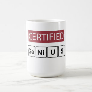 Caneca De Café Gênio Certificado