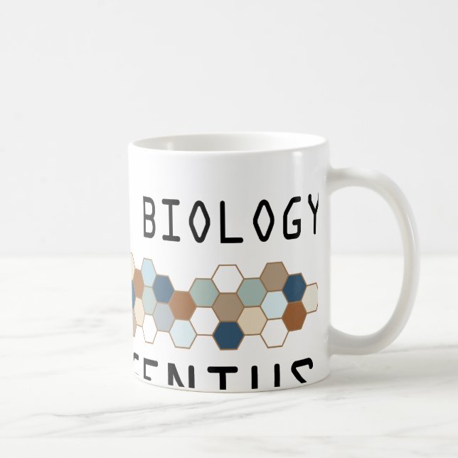 Caneca De Café Gênio da biologia molecular (Direita)