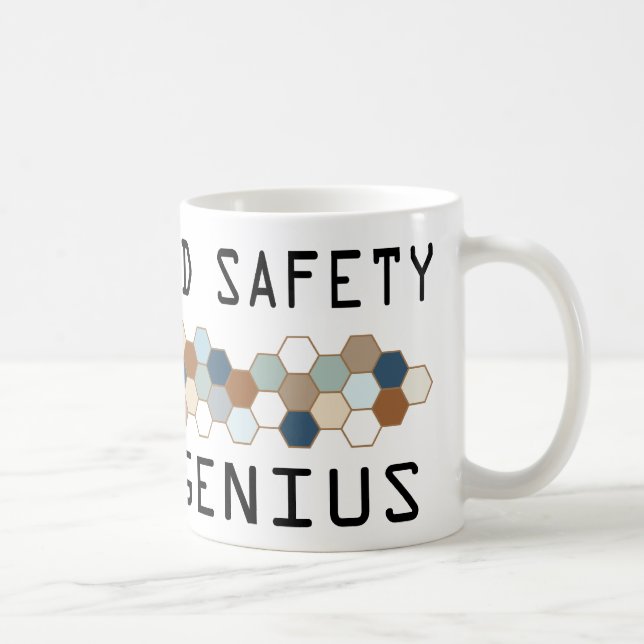 Caneca De Café Gênio da saúde e da segurança (Direita)