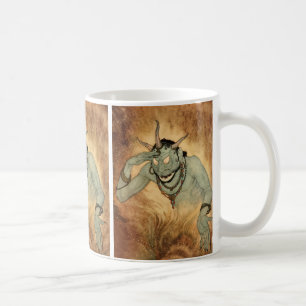 Caneca De Café Gênio das Mil e Uma Noites por Edmund Dulac