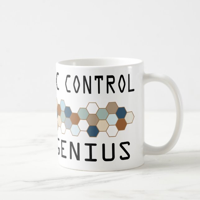 Caneca De Café Gênio de controlador aéreo (Direita)