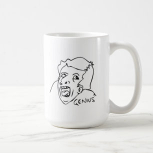 Caneca De Café Gênio Meme cómico