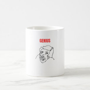 Caneca De Café Genius Meme