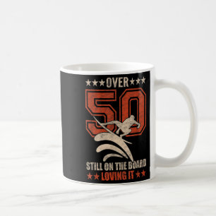 Caneca De Café Gente Legal Engraçado Surfer Dude Surfboard 50 Ano