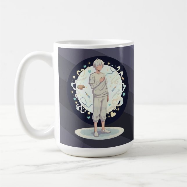 Caneca De Café Gentle Anime Doctor Art (Esquerda)