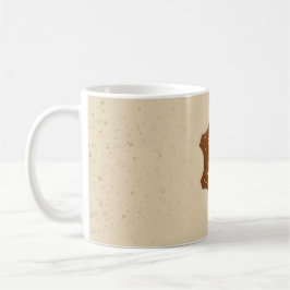 Caneca De Café Genuine 100% Latte Neutral Pattern Mug