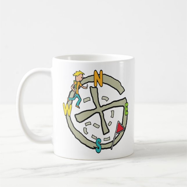 Caneca De Café Geocaching (Esquerda)
