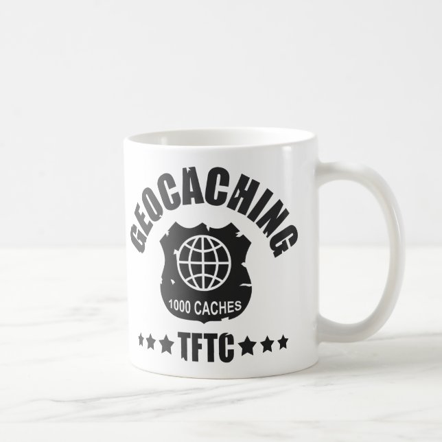 Caneca De Café Geocaching Award 1000 (Direita)