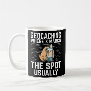 Caneca De Café Geocaching Geocache Funny Geocacher Geocacher Sayi