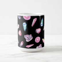 Geodos de Aquarela e Padrão de Cristais