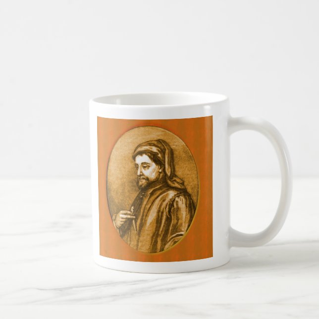 Caneca De Café Geoffrey Chaucer (Direita)