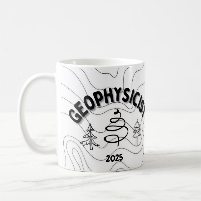 Caneca De Café Geofísico (Esquerda)