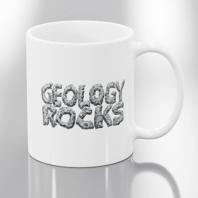 Caneca De Café Geologia é demais (Criador carregado)