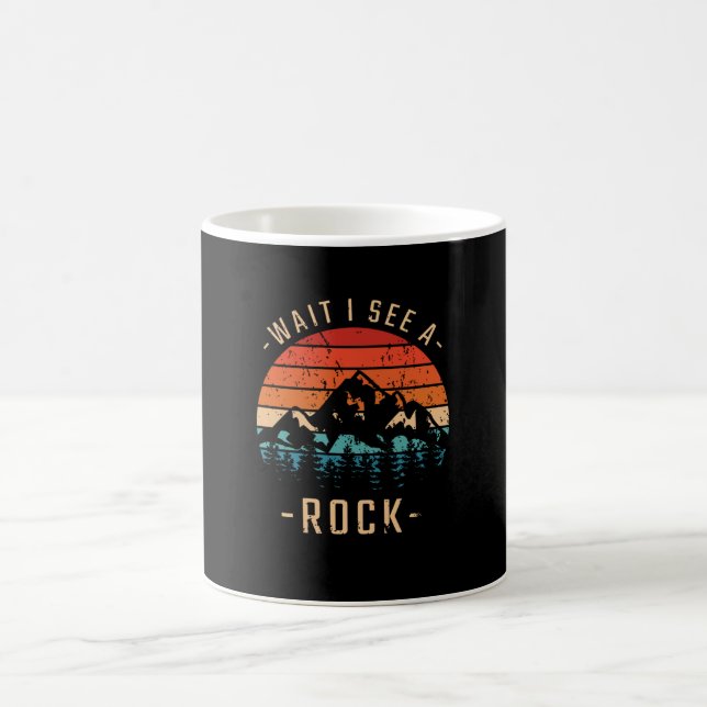Caneca De Café Geologia - Espere, Vejo Uma Rocha (Centro)