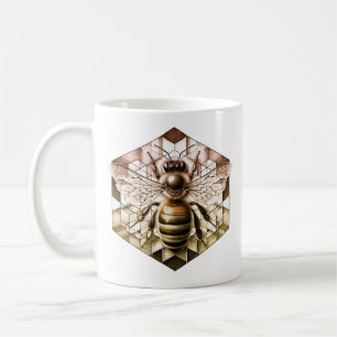 Caneca De Café Geometria sagrada Presente de abelha de abelha par