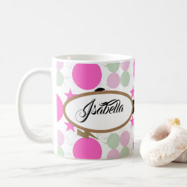 Caneca De Café Geometric graphic power girl