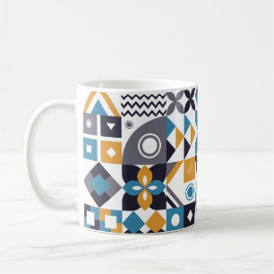 Caneca De Café Geometric minimalistic pattern. Abstract designpat