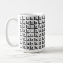 Caneca De Café Geometric Pendant Pattern