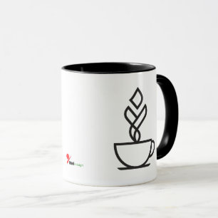 Caneca de Café Geométrica Minimalista – Arte Moder