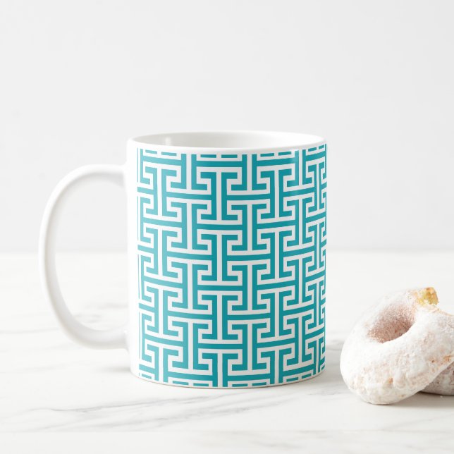 Caneca De Café Geométrico (Com Donut)
