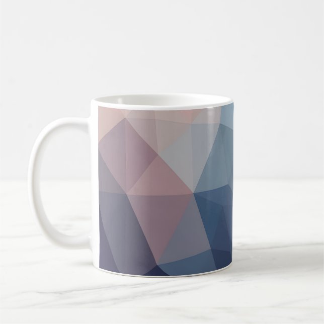 Caneca De Café Geométrico Abstrato (Esquerda)