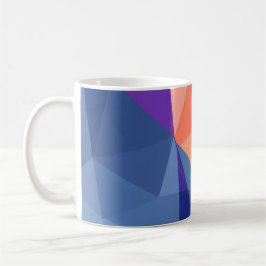 Caneca De Café Geométrico Abstrato