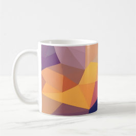Caneca De Café Geométrico Abstrato