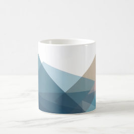 Caneca De Café Geométrico Abstrato