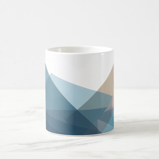 Caneca De Café Geométrico Abstrato (Centro)
