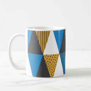 Caneca De Café Geométrico da Vintage: Fundo de Ilustração de Na m