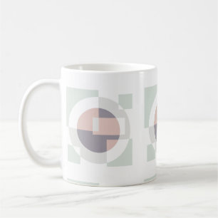 Caneca De Café Geométrico Minimalista