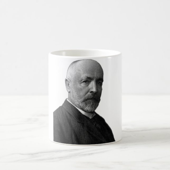 Caneca De Café Georg Cantor de Matemático Alemão (Centro)