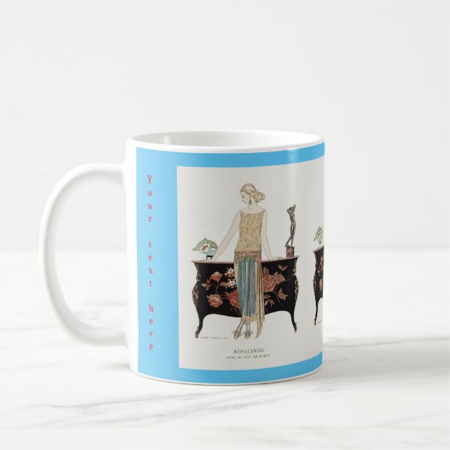 Caneca De Café George Barbier Art Deco (Esquerda)