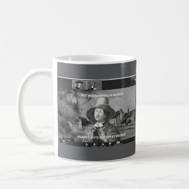 Caneca De Café George Fox Zooming Coffee Mug (Esquerda)