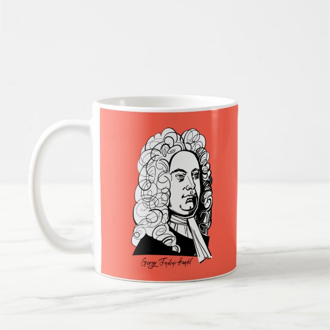 Caneca De Café George Frideric Handel (Esquerda)