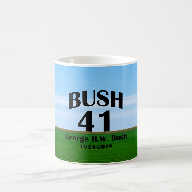 Caneca De Café George H.W. Bush 1924-2018 (Centro)