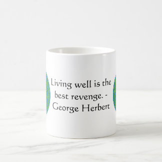 Caneca De Café George Herbert Cita Com Um Design Maravilhoso
