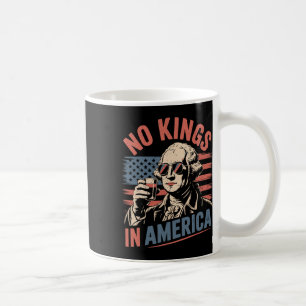 Caneca De Café George Washington Bebendo Funny No Kings America