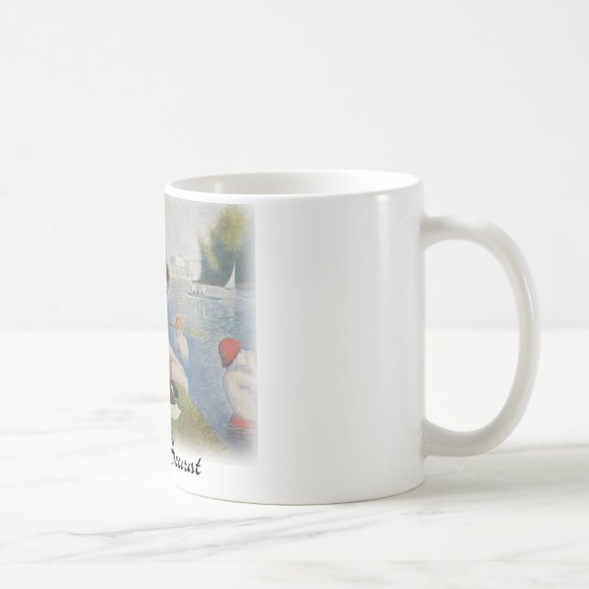 Caneca De Café Georges Seurat - Bathers em Asnières (Direita)